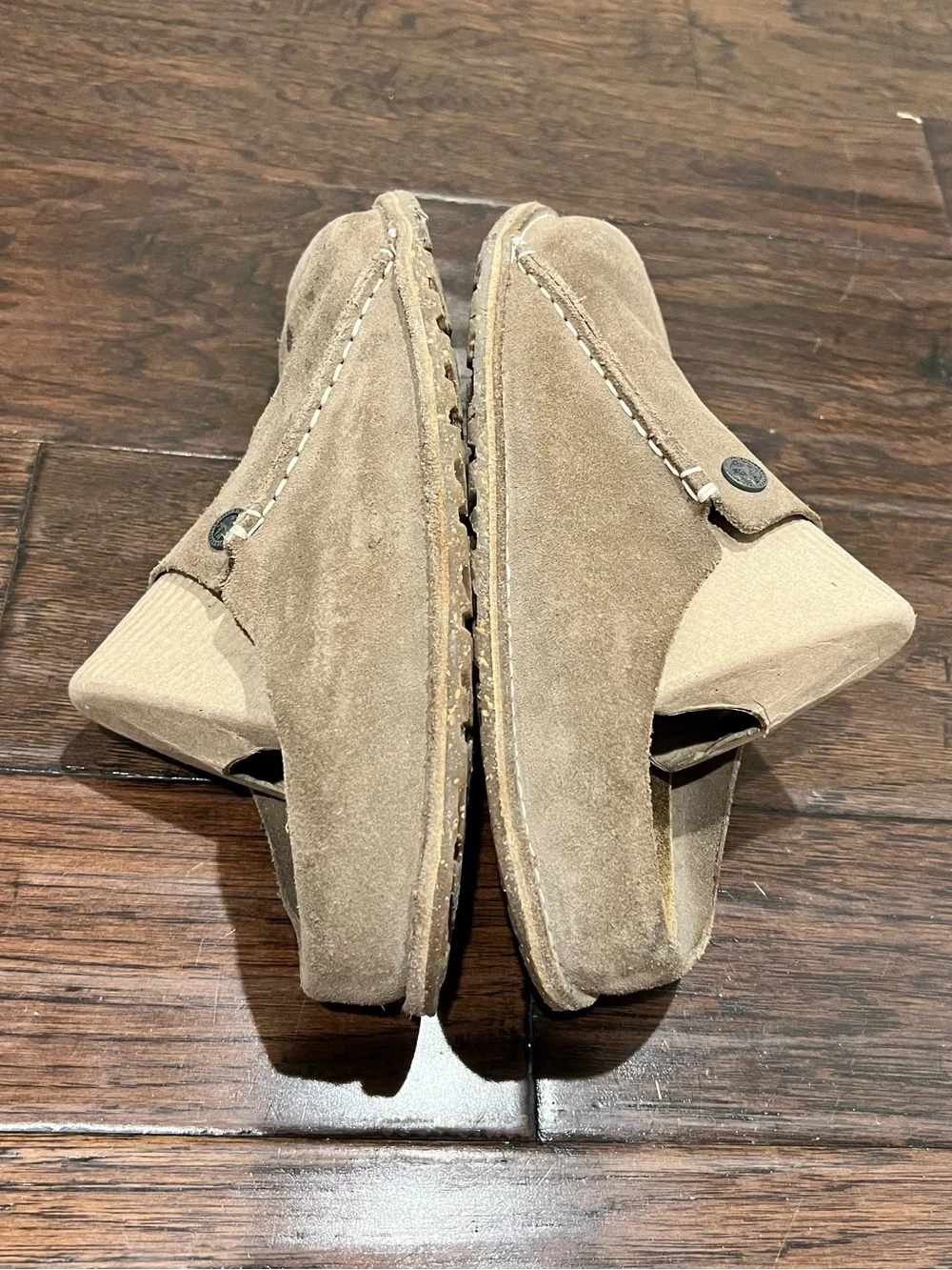 Birkenstock Men's Slip-On Suede Clogs in Brown